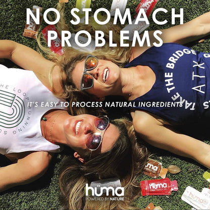 Huma Chia Energy Gel, Blueberries, 12 Gels